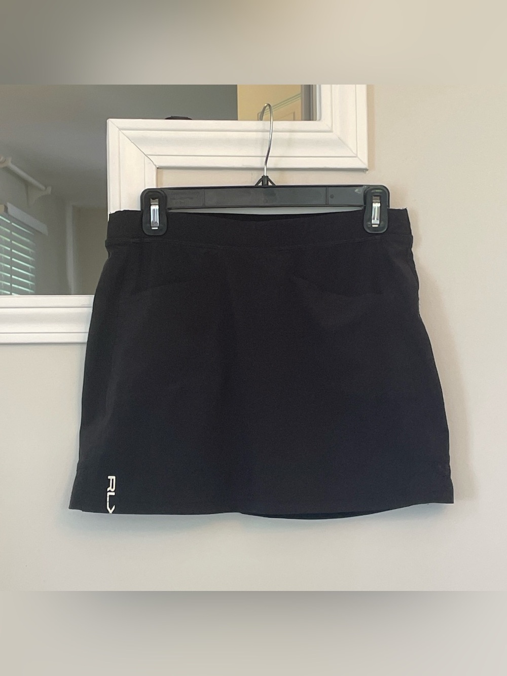 RLX Ralph Lauren Black Golf Tennis Skort 13.5 Inches Size XS
